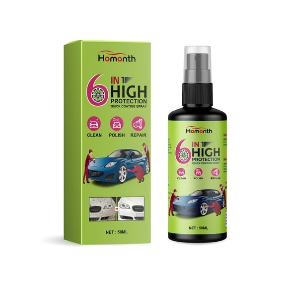 EDHITNR Clearance 6 In 1 High Protection Quick Coating Spray 50ml Black and Friday Deals 90% off