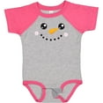 thumbnail image 3 of Inktastic Snowman Head, Snowman Face, Carrot Nose Boys or Girls Baby Bodysuit, 3 of 5