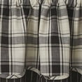 thumbnail image 3 of Park Designs Black Crossroads Lined Layered Valance 16''L, 3 of 3