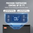 ZGBY Chest Freezer 5.4 cu.ft Compact Deep Freezer Digital Display & 2