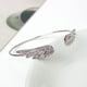 thumbnail image 4 of Pulsera Abierta Ganfancp con Incrustaciones de Diamantes Angel W-Ings Liquidación 1X, 4 of 7