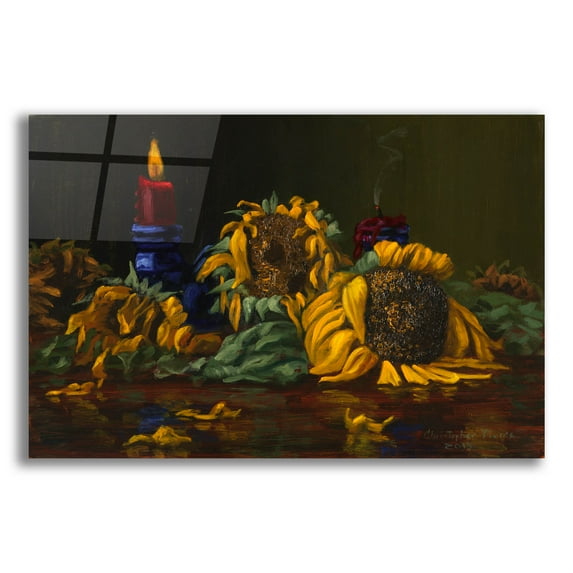 Epic Art 'The Party'S Over' by Christopher Pierce, Acrylic Glass Wall Art, 16"x12"