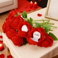 thumbnail image 4 of Small Gift Box Rose Ring Box Multi Layer Roses Proposal Ring Box Holiday Gift Box, 4 of 6