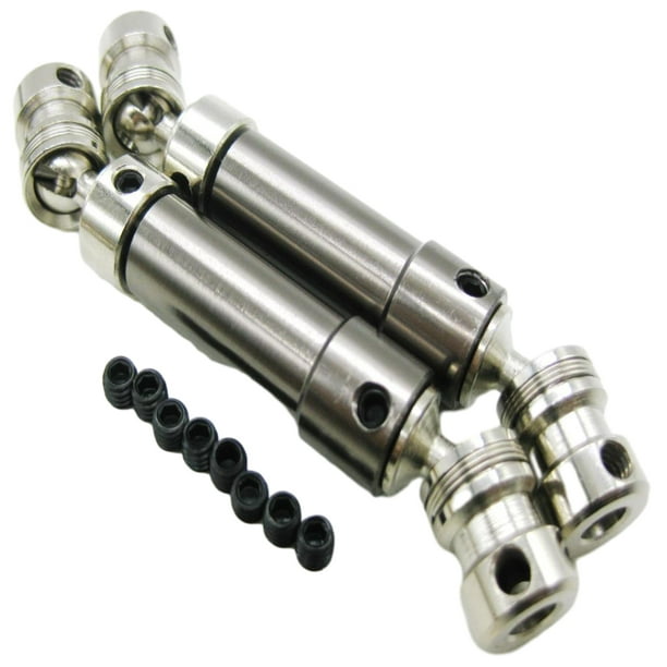 Junta de transmisión universal Bewildely RCGOFOLLOW 2 uds diseño estriado de acero para 1/10 AXIAL SCX10