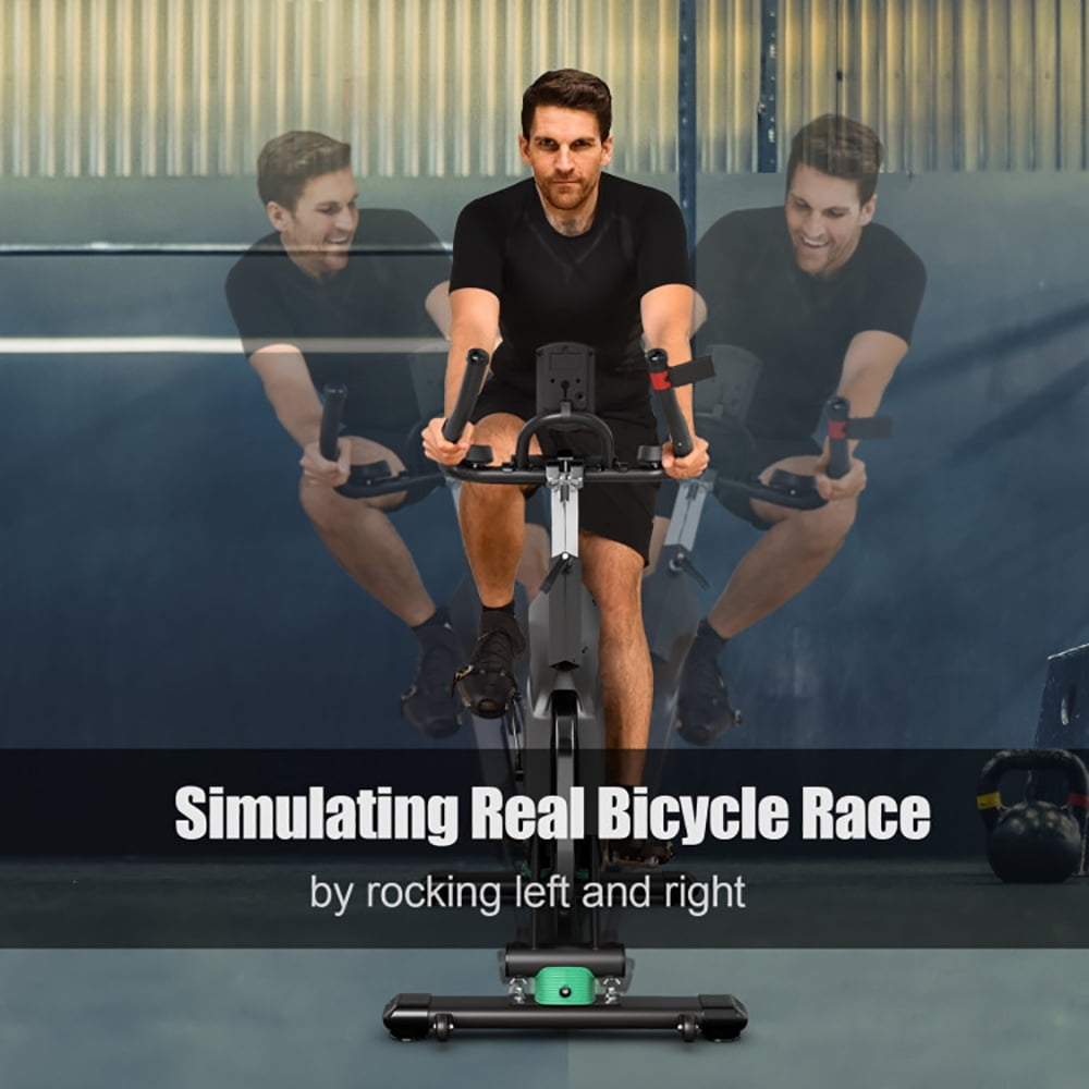 GVN Bike Trainer,Fitness Bike,Stationary Exercise Cycling Bike with 33lbs Flywheel for Home