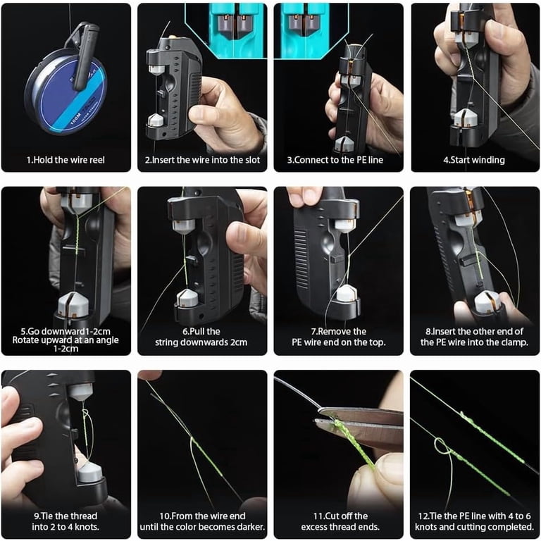 automatic fish hook tyer EasyHook™ Electric Fishing Tier binding can be directly used in competition Zerone Automatic Electric Fishing Hook