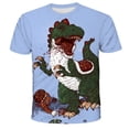thumbnail image 1 of 3-14 Years Children Short Sleeves T-shirt Cartoon Dinosaur Jurassic World Dominion Tshirt Boys Tops Kids Baby Boys Girls Clothe14T Gong Bohan LED, 1 of 2