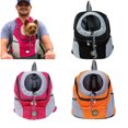 thumbnail image 3 of Comfortable Dog Cat Carrier Backpack, Puppy Pet Front Shoulder Pack Bag with Breathable Head Out Design and Padded Shoulder for Hiking Outdoor Travel, 3 of 13