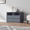Gray-Side Cabinet Pack of Two, variant on 26.2"H Modern Gray Drawers Cabinet Sideboard Freestanding Storage Cabinet, Floor Cabinet Nightstands with 2 Drawers for Living Room and Bed Room, Pack of Two