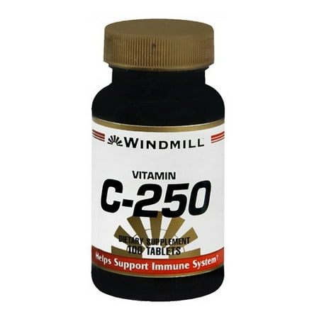 Windmill Vitamin C With 250 Mg Tablets Supports Immune System - 100 (Best Home Wind Generator Systems)