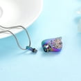 thumbnail image 5 of Heart Crystal Setting Wing Cremation Necklaces for Ash Holder Urn Jewelry for Human Ash Locket, 5 of 6
