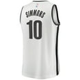 thumbnail image 3 of Men's Fanatics Ben Simmons White Brooklyn Nets Fast Break Replica Jersey - Association Edition, 3 of 3