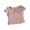 Z127 Pink, variant on Landzoo Girls Back To School Tees Solid Color Short Sleeve Crew Neck Autumn Cozy Soft Girls T-Shirt