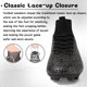thumbnail image 5 of Tacos de fútbol para niños y niñas, zapatos de fútbol para exteriores, tacos de fútbol para niños y jóvenes, botas de fútbol para entrenamiento profesional, zapatillas altas de césped, negras, 5 of 6