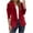 Red@7, variant on Dazajoo Black Faux Suede Blazers for Women Lapel Long Sleeve Open Front Blazer Business Casual Work Office Suit Jackets,S