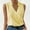 Yellow, variant on Njoeus Workout Tops for Women, Tops for Women Trendy women's Elegant V-Neck Tank Tops Summer Casual Sleeveless Work Office Shirts Blouses Solid Tunic Top S-3XL