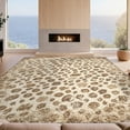 thumbnail image 2 of Design&I 9'x12' Washable Area Rug Giant Skid-Resistant Decorations Brindle Print Weathered Vintage Cow Abstract Livingroom for Great Room, Large Living, 2 of 7