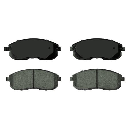 Gridiron Brakes Semi-Metallic Front Brake Pad Set Driver and Passenger Side