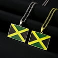 thumbnail image 6 of Necvior Stainless Steel Jamaica Flag Pendant Necklace Stylish Jamaica Map Necklace Chain, 6 of 10