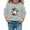 Y18 Grey, variant on Tfken Halloween Children Girls Sweatshirt Crew Neck Long Sleeve Pumpkin Print Tops Comfortable Dark Blue Pullover Sweater Size 2-3 Years