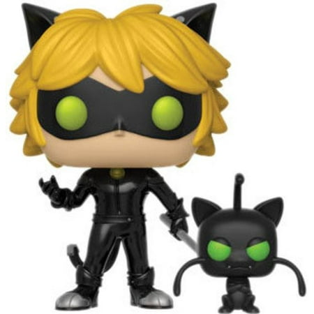 Funko Pop and Buddy: Miraculous-Cat Noir with Plagg Collectible Figure, Multicolor - Walmart.com
