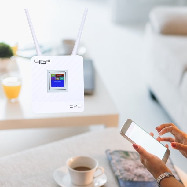 Enrutador De CPU De Computadora, Enrutador De Internet Inalámbrico Portátil De Hasta 150 Mbps Con Antenas Duales Incorporadas Para Una Cobertura De Largo Alcance Para
