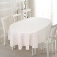 thumbnail image 2 of Oval Tablecloth 54x72in for Oval Table Waterproof Table Cloths for Dining Room Indoor Outdoor Table Cloth, 2 of 6