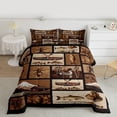 thumbnail image 2 of jejeloiu Bass Fish Hunting Twin Comforter Sets,Rustic Mallard Duck Bedding Set For Boys Kids Reversible 2pcs, 2 of 8