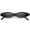 Black / Smoke, variant on Ultra Thin Extreme Oval Sunglasses Color Tinted Lens 47mm (Black / Smoke)