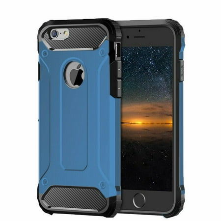 For iPhone 6S / iPhone 6 Case, Heavy-Duty Shockproof Protective Cover Armor, Shock Adsorption, Drop Protection, Lifetime Protection