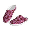 thumbnail image 2 of Picia Orchids Flowers for Women's Lamb-hug Comfy Fleece House Slippers Memory Foam, Slip-on House Shoes Indoor Outdoor-44/45, 2 of 7