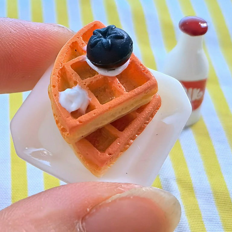 Odoria 1/12 Miniature Waffle Maker Dollhouse Decoration Accessories