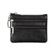 thumbnail image 1 of Key Ring Multi Slots Women Wallet Bright Color 3 Zipper Pockets Faux Leather Coin Purse For Daily Using, 1 of 5