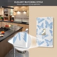 thumbnail image 5 of Yayeee Blank Wall Plate Cover 1-Gang 4.5"x2.7" Home Unused Decorative Outlet, Blue Butterfly, 5 of 7