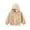 Beige, variant on SRZYMJ Girls Boys Fuzzy Pullover Hoodies Sweatshirt Casual Loose Outwear Coat with Pockets Purple 5-6 Years