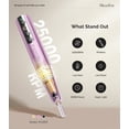 thumbnail image 5 of MelodySusie Pen-Shaped Portable Cordless Nail Drill, PC180F 25000RPM Rechargeable Electric File with LED Display for All Nail Care, 5 of 7