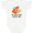 thumbnail image 3 of Inktastic My Great Aunt Loves Me Fox Boys or Girls Baby Bodysuit, 3 of 5
