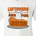 thumbnail image 4 of Inktastic Leftovers are for Quitters with Pumpkin Pie Youth T-Shirt, 4 of 5