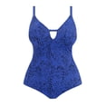 thumbnail image 4 of Elomi Pebble Cove Plunge Non Wire One Piece Swimsuit (ES801143),38 G/GG,Blue, 4 of 5