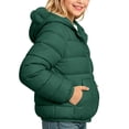 thumbnail image 6 of FAIWAD Boys Girls Winter Coat Puffer Hooded Jacket Zip up Quilted Outerwear for School Outdoor, 6 of 7