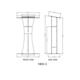thumbnail image 4 of Loquet en Acrylique Transparent Lucite Podium Pulpit avec Logo Mains de Prière, 4 of 4