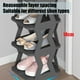 thumbnail image 5 of Zapatero de 4 Niveles para El Hogar, Resistente, Estrecho, con Entrada para Grietas Pequeñas, Multifuncional, para Dormitorio, Armario, Recibidor, Dormitorio, 5 of 6