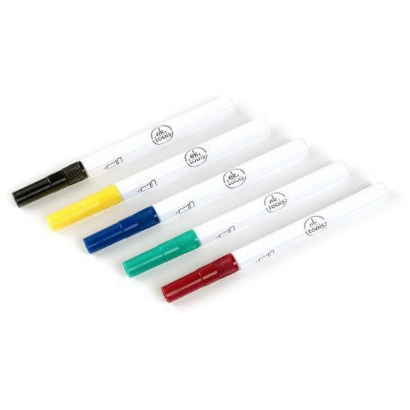 ek tools 5-pack paint pens, primary color