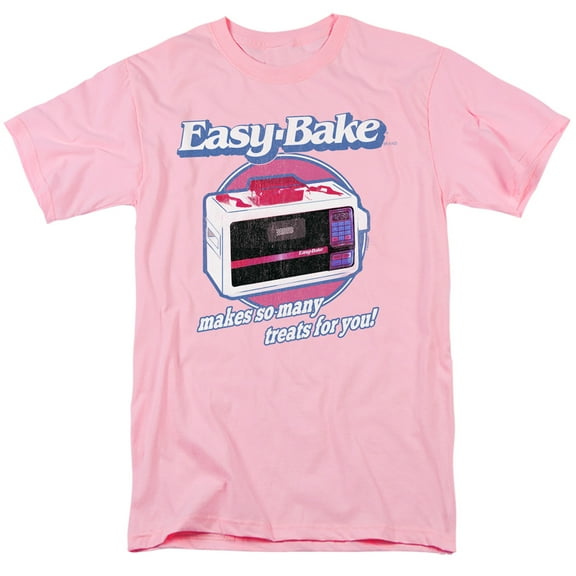 Easy Bake Oven Treats S/S Adult 18/1 T-Shirt Pink