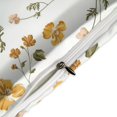 thumbnail image 4 of HAHDAXIA Yellow Flower Bedding Solid Comforter Set for All Seasons,3 Pieces(1 Comforter+2 Pillowcases),Soft Microfiber Bedding Set Full(79"x90"), 4 of 7