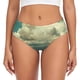 thumbnail image 1 of Fotbe Serene Coastal Blue Sky Calzones Estampados para Mujer – Ropa Interior de Algodón, Cómoda, Suave y Elástica-Large, 1 of 6