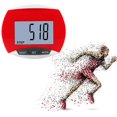 thumbnail image 3 of Soidarity Mini podómetro digital LCD Contador de pasos con clip para cinturón Equipos deportivos de ajuste de distancia multifuncional Caminar Type3 NO3, 3 of 6