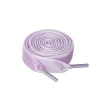 INSPIRE CHIC Women's Wide Ribbon Shoe Laces Flat Velvet Shoelaces Strings Light Purple 180cm/71"