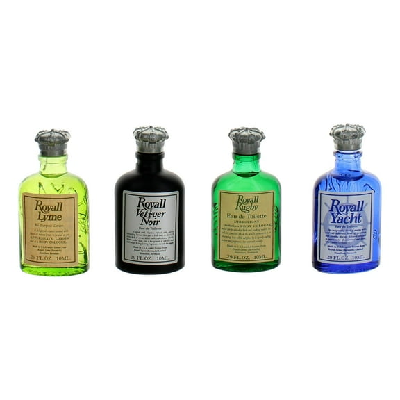 Royall Lyme Bermuda Collection By Royall Fragrances 4 Piece Mini Variety Set Men