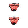 thumbnail image 1 of kurtrusly Physiological Pants For Dogs Experience And With These Tailored Pants Reusable Bow Tie - Big Red XL 2Set, 1 of 6